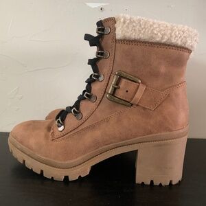 Brand New Light Brown Jellypop Women’s Combat Boots